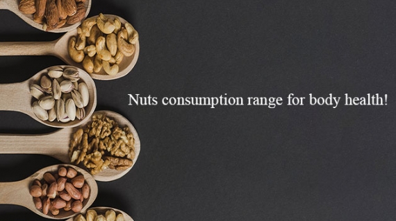 Nuts consumption range for body health!