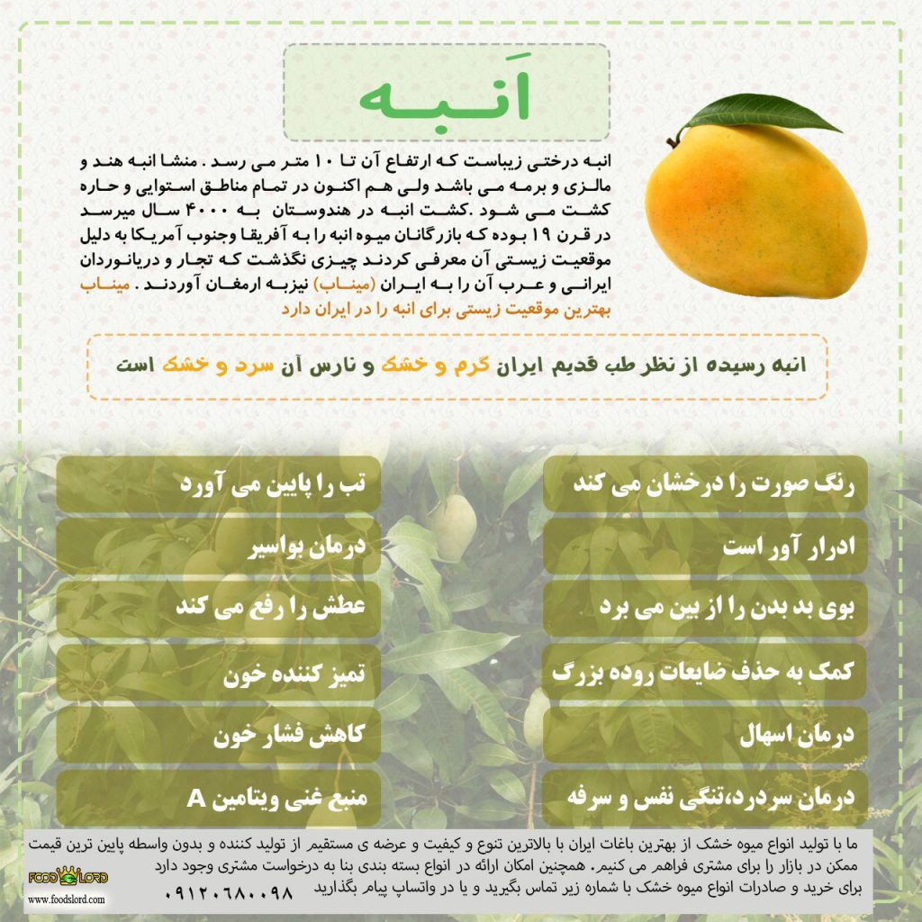 خواص انبه 